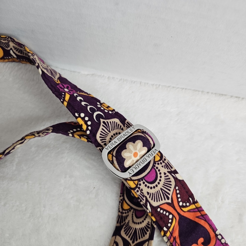 Vera Bradley retired Safari sunset triple zip hipster, Crossbody EUC - Picture 5 of 12